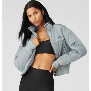 NWT sold out Alo Yoga Drop Top Jacket Cosmic Grey (S)